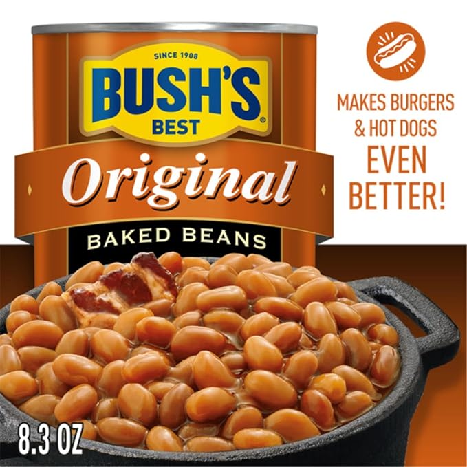 Bush's Best Baked Beans, Country Home, 4 Country Style (8.3oz), 4 Original (8.3oz), 4 Homestyle