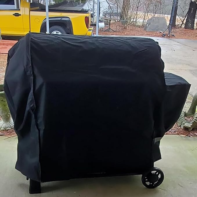 Grill Cover for Weber Searwood XL 600 Pellet Grill, 600D Heavy Duty Waterproof 3400146 Weber