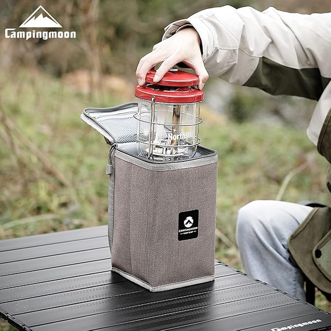 CAMPINGMOON Camping Gear Lantern Storage Case T-8,T-9