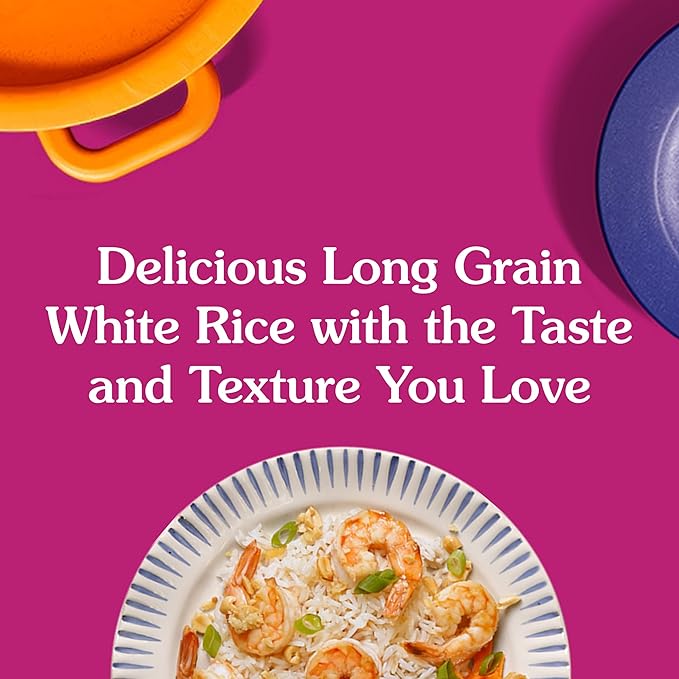 BEN'S ORIGINAL Ready Rice Original Long Grain White Rice, Easy Dinner Side, 8.8 oz Pouch (Pack of