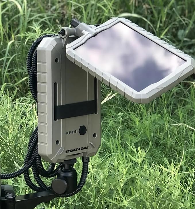 Stealth Cam Durable Sol-Pak Solar Battery Pack, 12V Solar Power Panel, Rechargeable Battery & 10ft