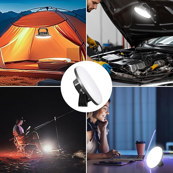 VAVOFO 42W LED Camping Lantern Rechargeable, 180 LED with 3 Lighting Modes, 4000LM, 10,000mAh