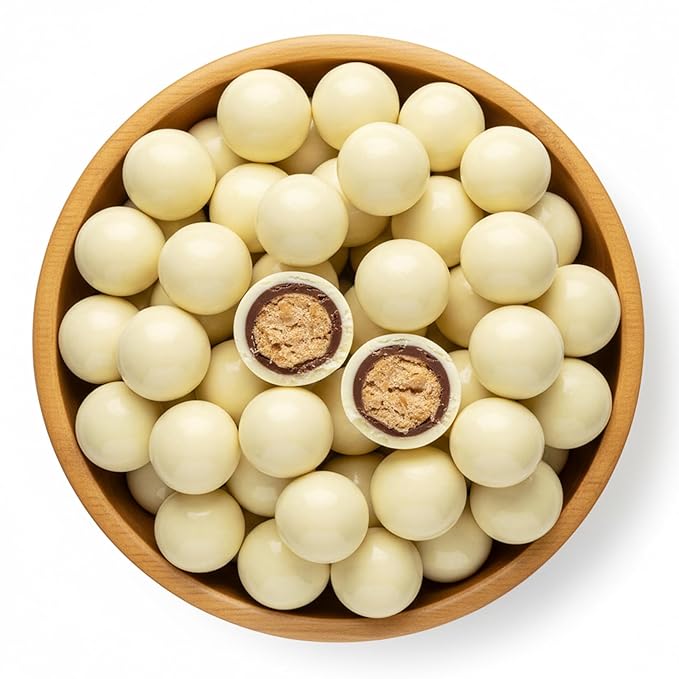 NY Spice Shop French Vanilla Chocolate Malt Balls Party Decorations - 1 Pound Malted Milk Ball