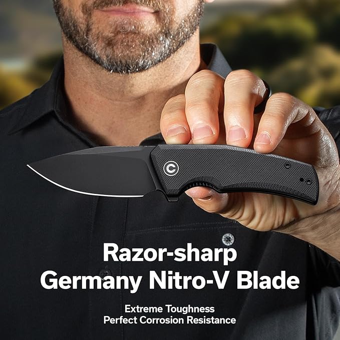 CIVIVI Pocket Knife for EDC, Regulatron Folding Knife for Men with Flipper Opener, Liner Lock