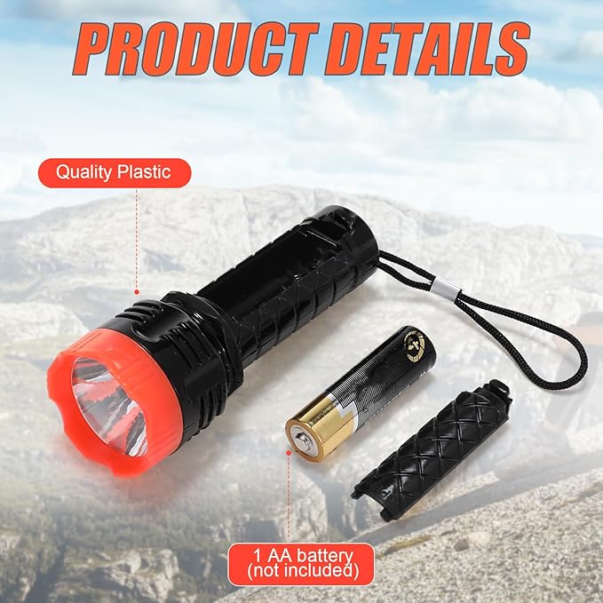 48 Pcs Mini Flashlight Bulk Flashlight with Lanyard Assorted Colors Torch Flashlights LED Keychain