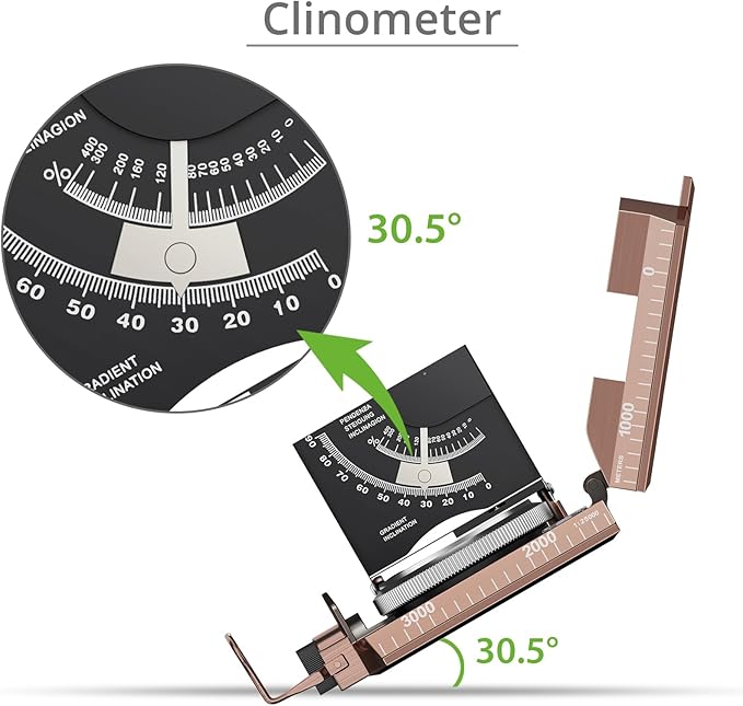 Proster IP65 Compass Hiking Survival - Lensatic Sighting Compass for Camping Navigation, Compass