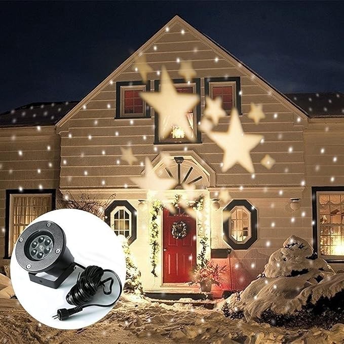 Lightess Christmas Projector Light Star Moving Holiday Decorations Outdoor Indoor Decor LED