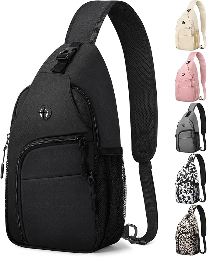 Crossbody Bags for Women Man, Waterproof Sling Bag Backpack Trendy Casual Cross Body Bags with