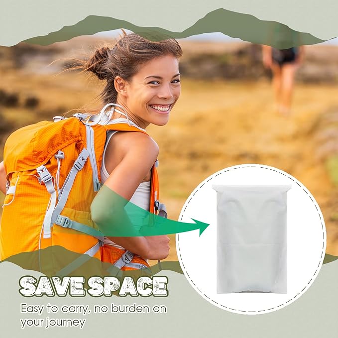 Kingdder 1 Pcs Heavy Duty Emergency Blanket for Survival 60 x 82 Inches Thermal Tarp Insulated Tent