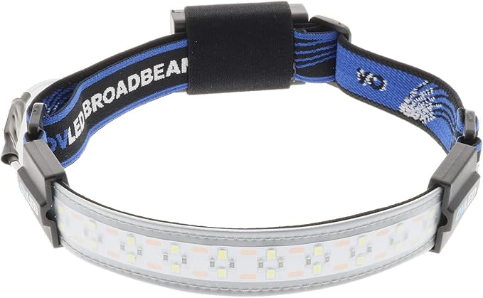 OPTIMAL VENTURES LED Headlamp Liteband Super Lightweight Flex 300 Lumen Bright Head Lamp, AAA