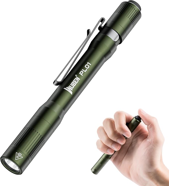 WUBEN PL01 Pen Light, 650 Lumens Pocket EDC Flashlight Rechargeable, Bright LED Pen Flashlight