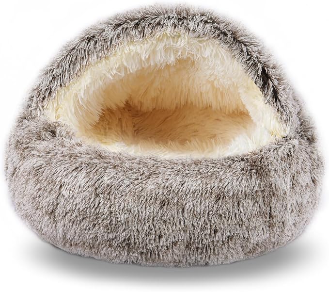 Cat Beds for Indoor Cats,Cat Cave for Puppy and Kitty,Calming Small Dog Bed for Small Dogs with