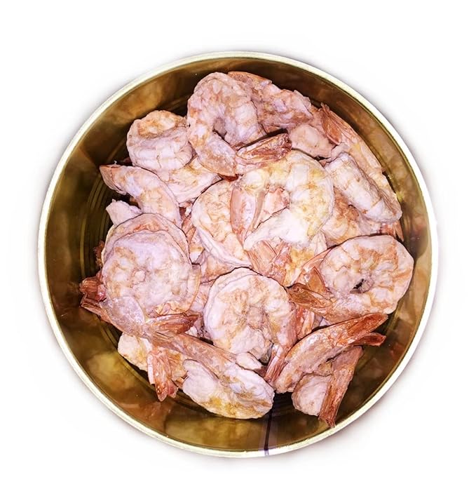Freeze Dried Canned Uncooked Shrimp | Jarred and Packed Emergency Food Supply | Hunting, Survival