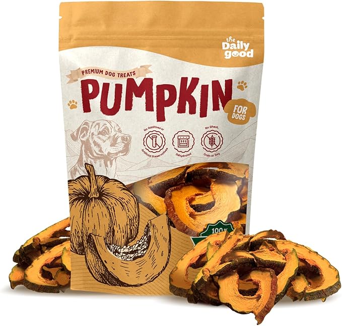 Pumpkin Chips for Dogs ??100% Natural Single Ingredient Dog Treats ??Crunchy & Crispy ??Easy to