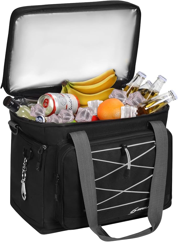 Maelstrom Collapsible Soft Cooler Bag, 24/30/60/75 Cans Beach Cooler, Ice Chest, Leakproof &
