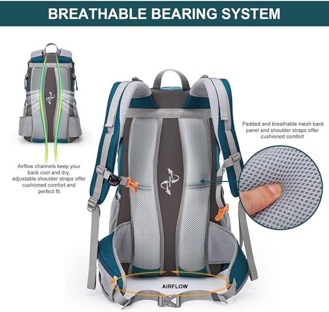 MOUNTAINTOP 25L/40L Hiking Backpack,Lightweight Travel Backpack for Men Women Outdoor Backpacking