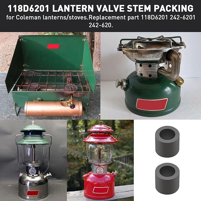 118D6201 Lantern Valve Stem Packing for Coleman Lantern/Stove 200A 228 400 500 501 etc