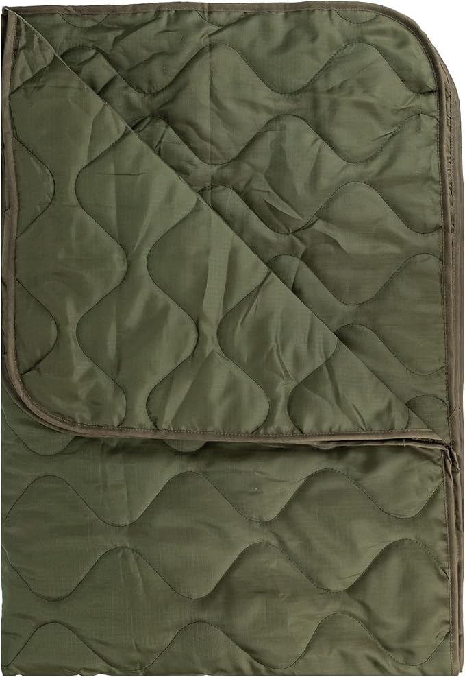 Poncho Liner Military Insulation Outdoor Camping Blanket for Travel, Beach, Grass, Picnic, Car