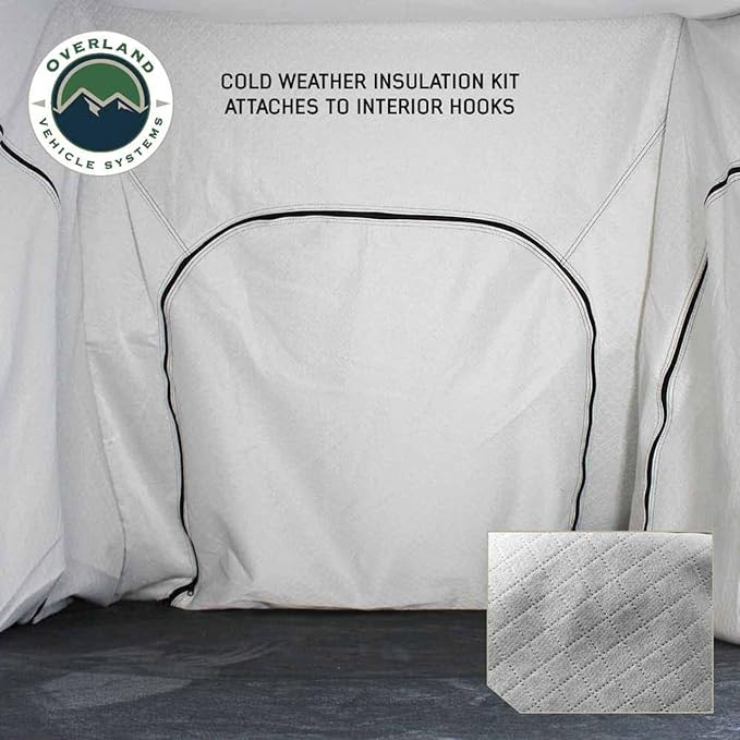 Overland Vehicle Systems XD Sherpa Soft Shell Aluminum Hard Shell Hybrid Roof Top Tent with