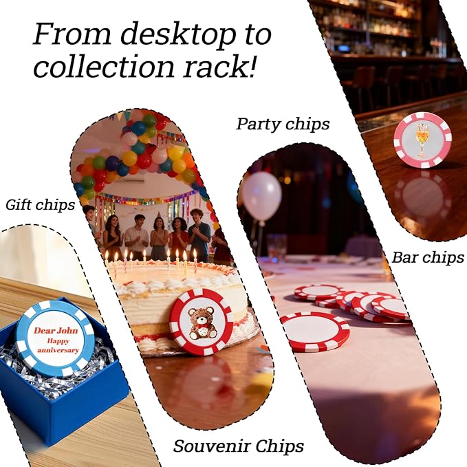 12 Grams Perfessional Customized Clay Poker Chips 30-500 PCS Personalized Casino Chips with Logo &