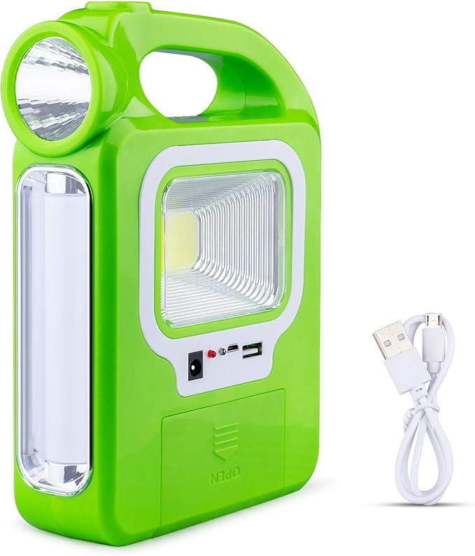 Solar Lantern Camping Essentials Accessories Lights, Rechargeable LED Flashlight for Power Outages