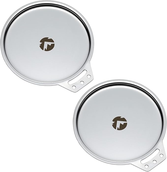 camping moon CAMPINGMOON 304 Stainless Steel Plate Lid for Sierra Cup φ12cm S-SG