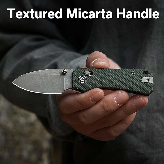 CIVIVI Small Pocket Knife for EDC, Baby Banter 2 Crossbar Lock folding Knife with 2.34" Nitro-V