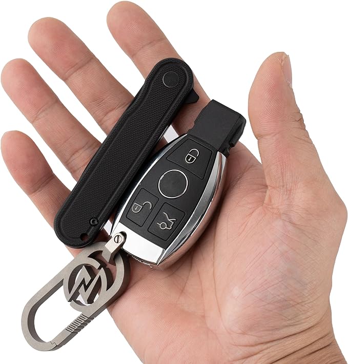 G040 Pocket Knife, 2.75'' D2 Steel Blade G10 handle, Small EDC Knife with Pocket Clip for Men