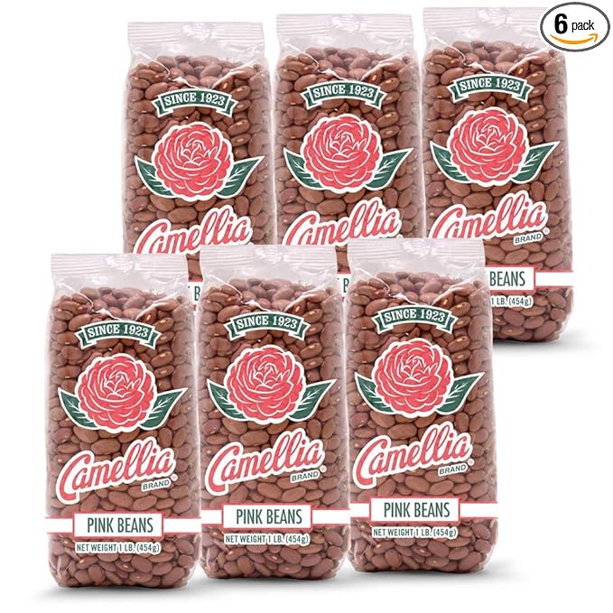Camellia Brand Dried Pink Beans ??Premium Non-GMO legumes for Southwestern Chili, Puerto Rican