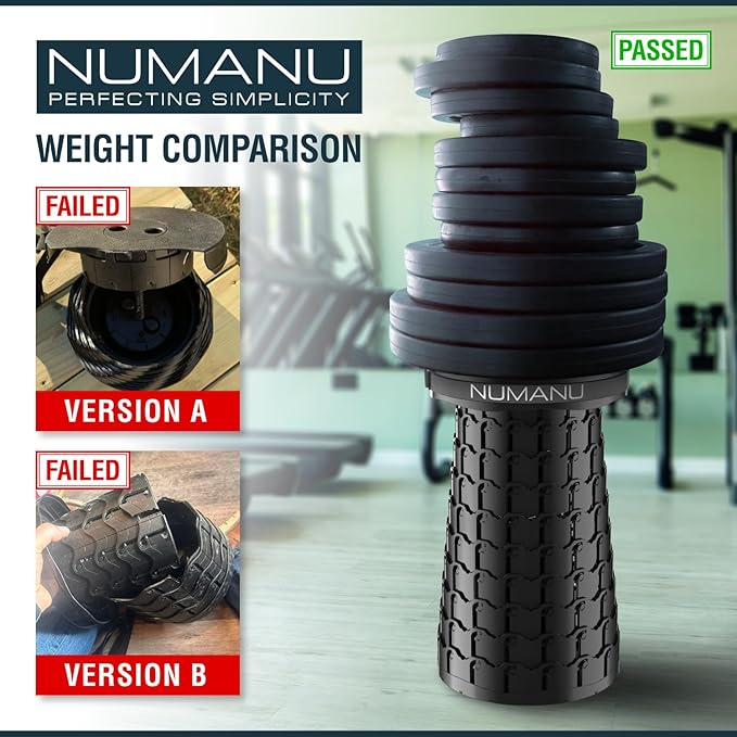 NUMANU 2025 Upgraded 19.7" XXL Collapsible Stool, 1000lbs Max Weight, Wider & Taller Pop Up Seat