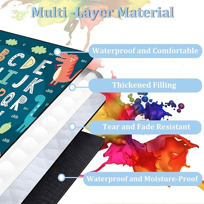 Extra Large Picnic Blanket Waterproof,80"x 80"Foldable Machine Washable Beach Blankets,Outdoor
