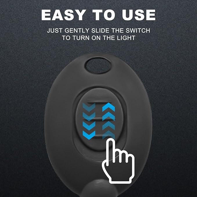 Mini Keychain Flashlight, Ultra Bright Micro Torch, Compact Key Ring Light with White Beam