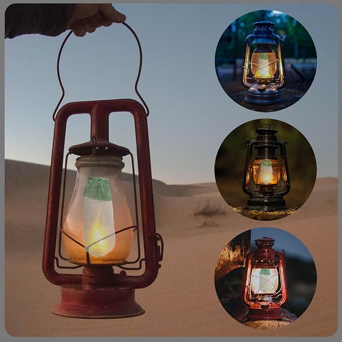 10pcs Propane Lantern Mantles String Tie Lantern Mantles for Outdoor Camping Lantern Natural Fueled