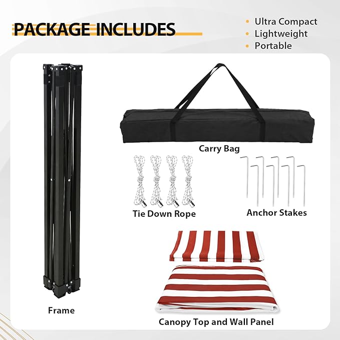 EAGLE PEAK Flex Compact 4x4 Pop-up Canopy Changing Room, Portable Privacy Dressing Room for Indoor