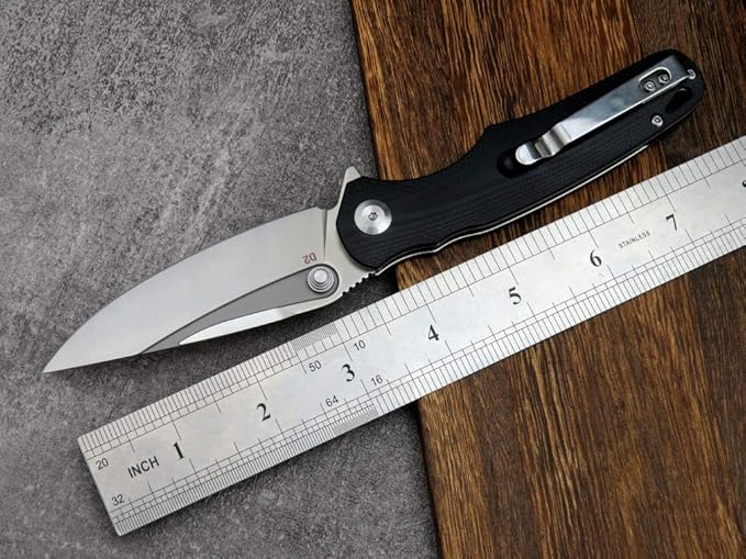 Eafengrow EF967 Pocket Folding Knife G10 Handle D2 Blade EDC Tactical Knife for Outdoor Camping