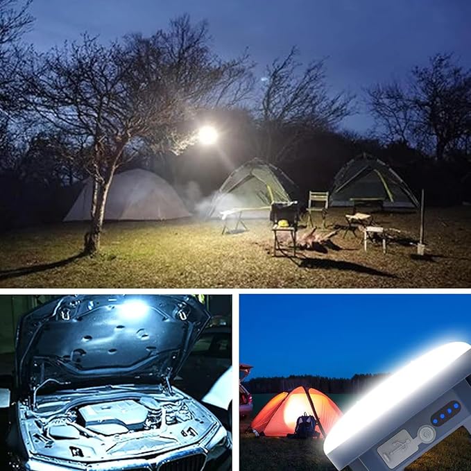 LED Camping Lantern Rechargeable TeiNewBy 1500LM 10000mAh up to 12-120 Hours Running, 4 Light