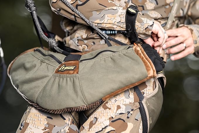 Hunter Safety System Saddle Muff: Essential Cold Weather Gear for Hunting or Fishing - Polar Fleece