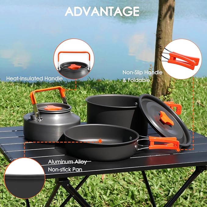 Camping Cookware Mess Kit