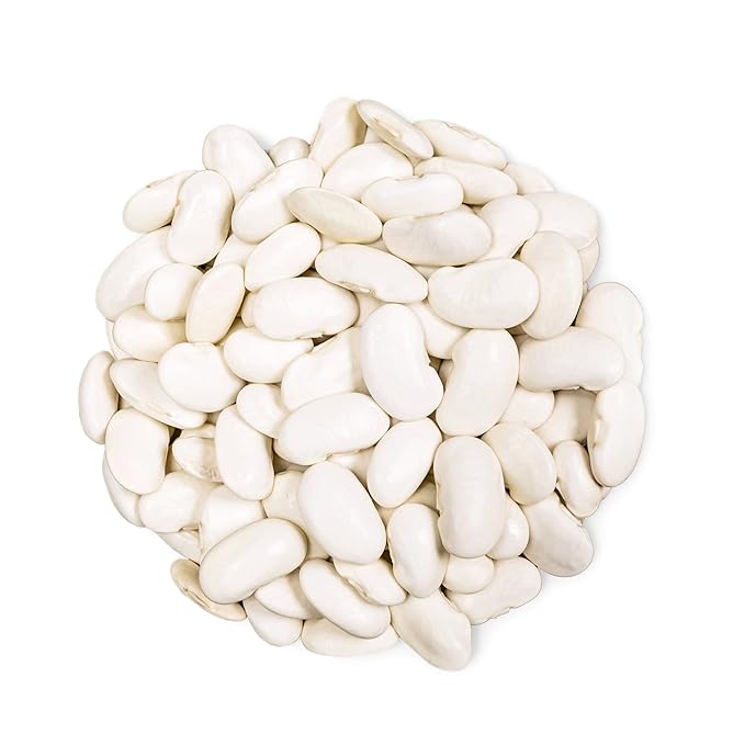 Food to Live Organic White Kidney Beans, 10 Pounds Whole Raw Dried Beans, Vegan, Kosher, Bulk. Rich
