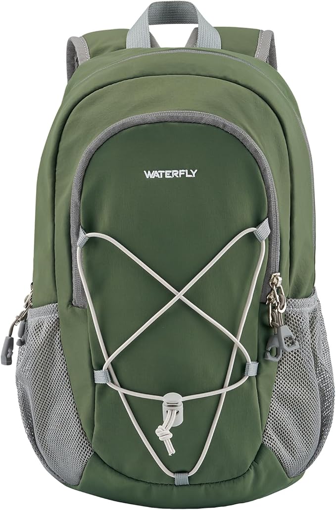 WATERFLY 12L Small Hiking Backpack: Day Pack Lightweight Travel Bag Camping Fitness Cycling Outdoor