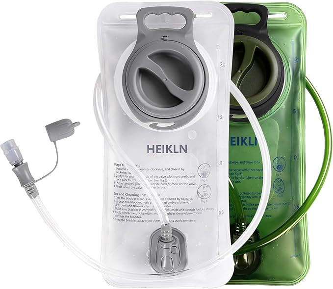 Hydration Bladder 1.5L-2L-3L,Leak Proof Water Reservoir, BPA Free Military Water Storage Bladder