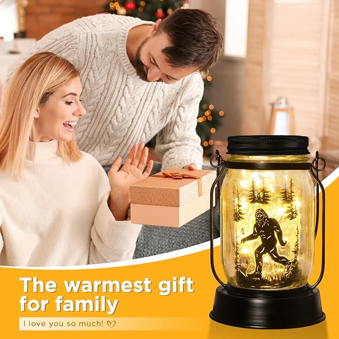 kyoryuger Bigfoot Gifts for Women/Men Bigfoot Solar Lanterns Mom Grandma Birthday Present Lantern
