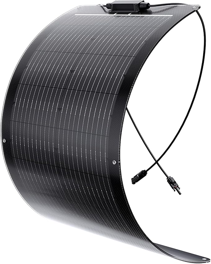 50W Flexible Solar Panel,50 Watt 12V Small Solar Panel, Callsun 23% High Efficiency 182 PERC IP68