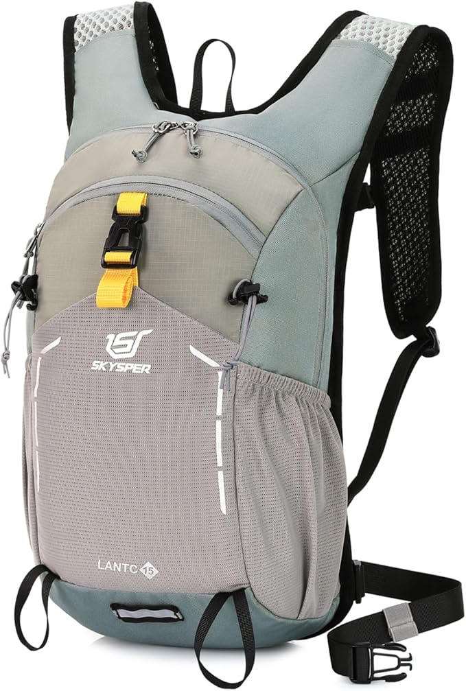 SKYSPER Small Hiking Backpack - 15L Travel Daypack Lightweight Bag Water Resistant Hiking Backpacks