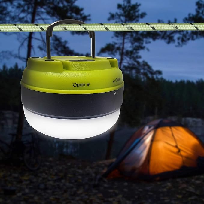AlltroLite 2 Pack LED Camping Lantern - Battery Powered LED Lantern, Waterproof Lantern, Perfect