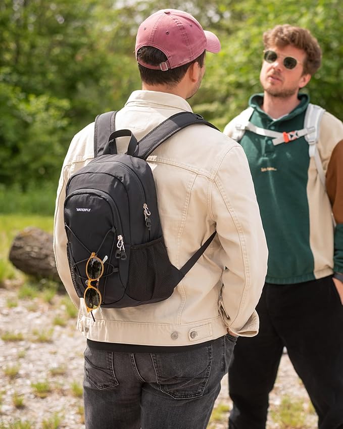 WATERFLY 12L Small Hiking Backpack: Day Pack Lightweight Travel Bag Camping Fitness Cycling Outdoor