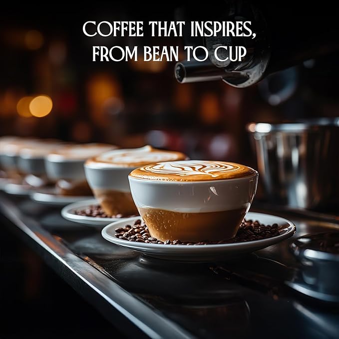 Dolce Whole Coffee Beans, Specialty Medium Dark Coffee Beans, Sweet Flavor with Buttery Dark