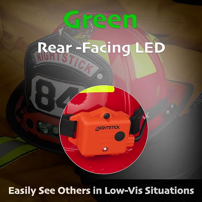 Nightstick DICATA??XPP-5462RX X-Series Intrinsically Safe Low-Profile Dual-Light Headlamp, Red