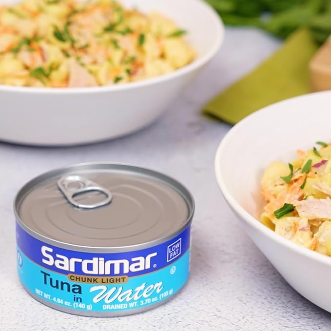 Sardimar Chunk Light Tuna (Water - Pack of 6) - Ready to eat meals in can