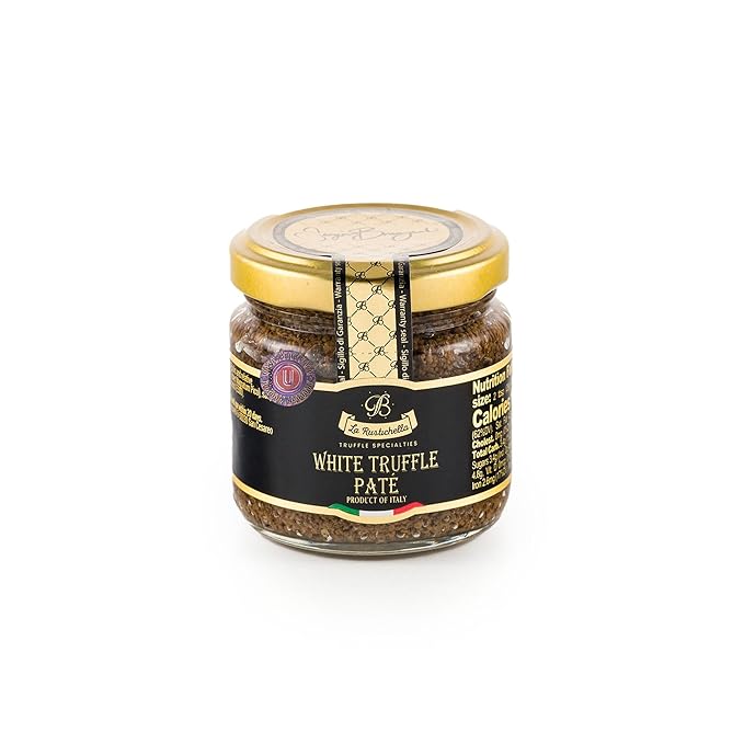La Rustichella - 100% KOSHER White Truffle Patè - Certified Kosher Recipe - 100% Made in Italy |